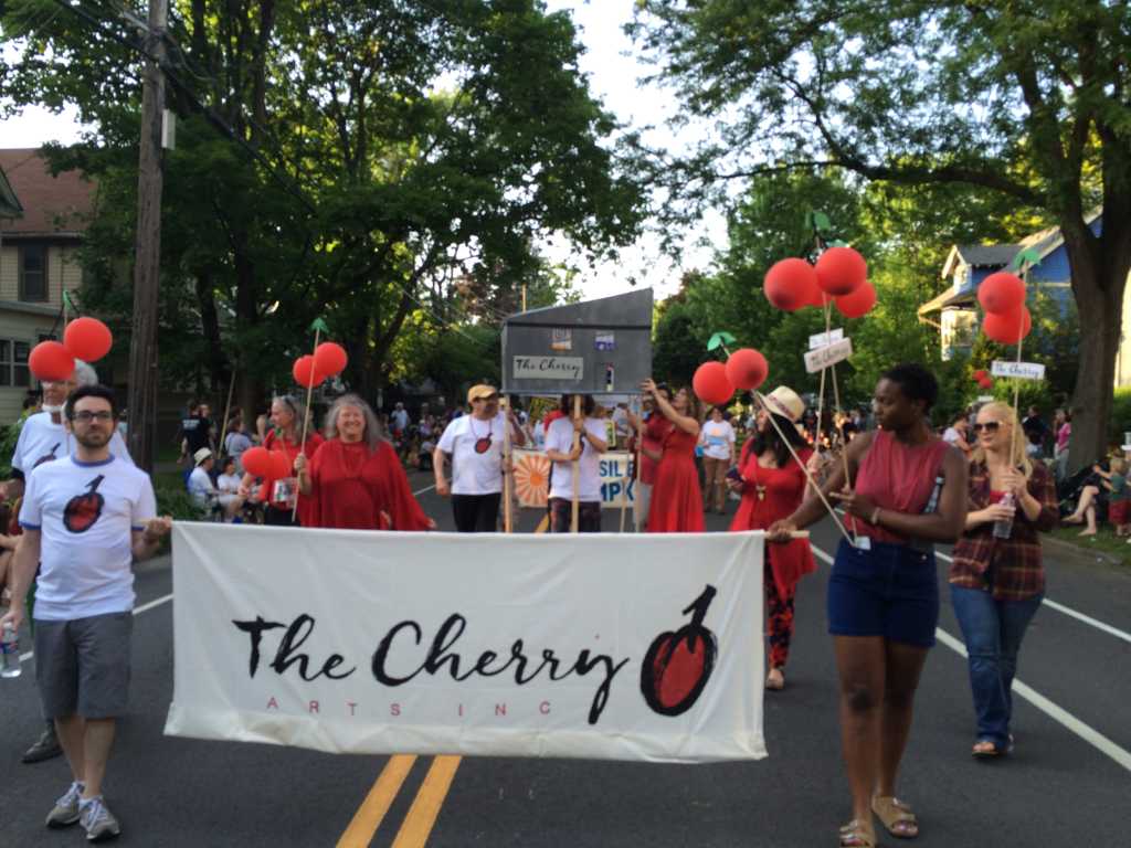 our ithaca festival parade debut! The Cherry Arts